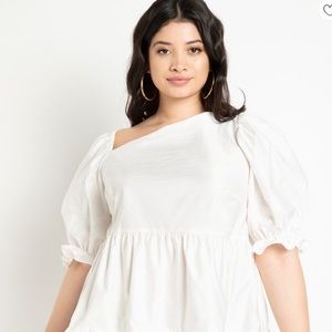 Size 16 Asymmetrical neckline Trapeze Dress